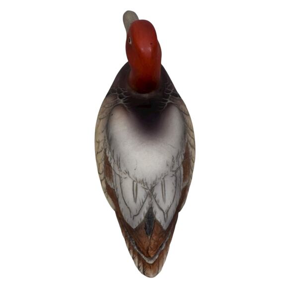 Vintage Canvasback by Andrea Sadek Bisque Matte Finish Duck Decoy Figurine 7.5" - Picture 6 of 12